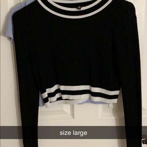 long sleeved crop top